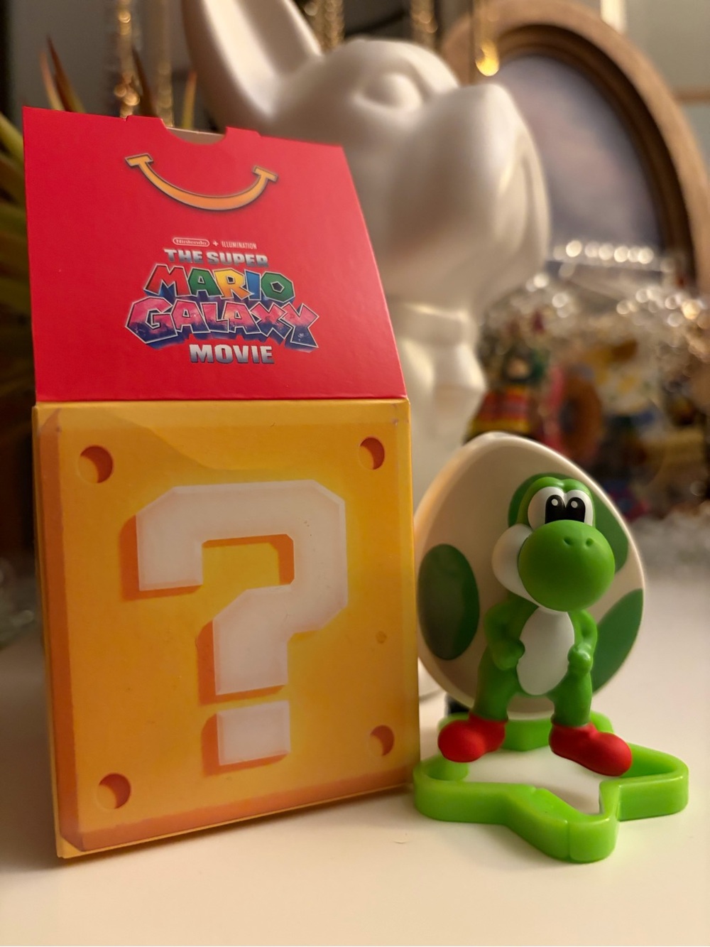 McDonald’s The Super Mario Galaxy Movie Collab - Yoshi Happy Meal Figure